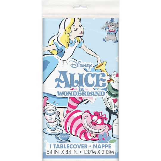 Alice In Wonderland Table Cover Alice In Wonderland Party Decoration